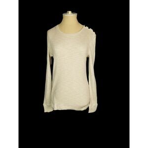 LRL Lauren Jeans Co. Thermal Oatmeal Color Size Large